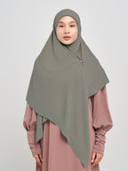 Hafsah Syar'i - Hijab Syar'i Persegi Empat