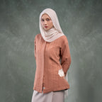 Hanan Top - Kemeja Bordir Bunga