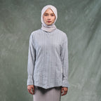 Hanan Top - Kemeja Bordir Bunga