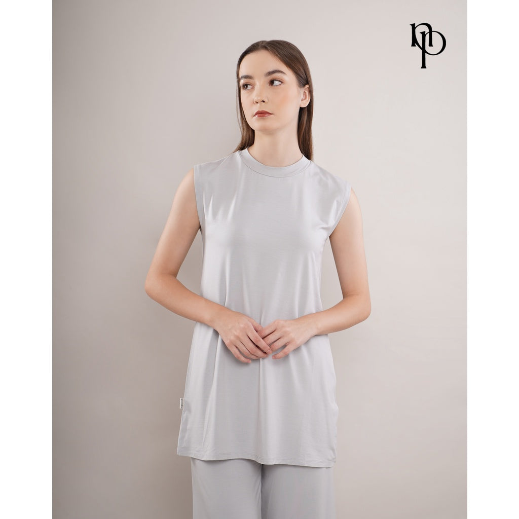 Tencel Tanpa Lengan Panjang