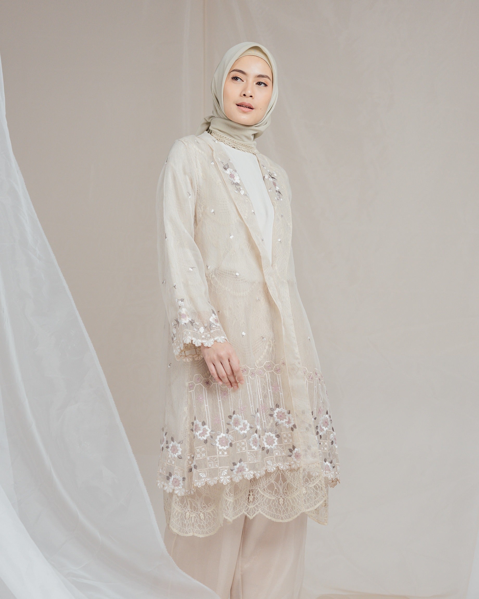 Kazumi Outer - Kardigan Panjang Premium