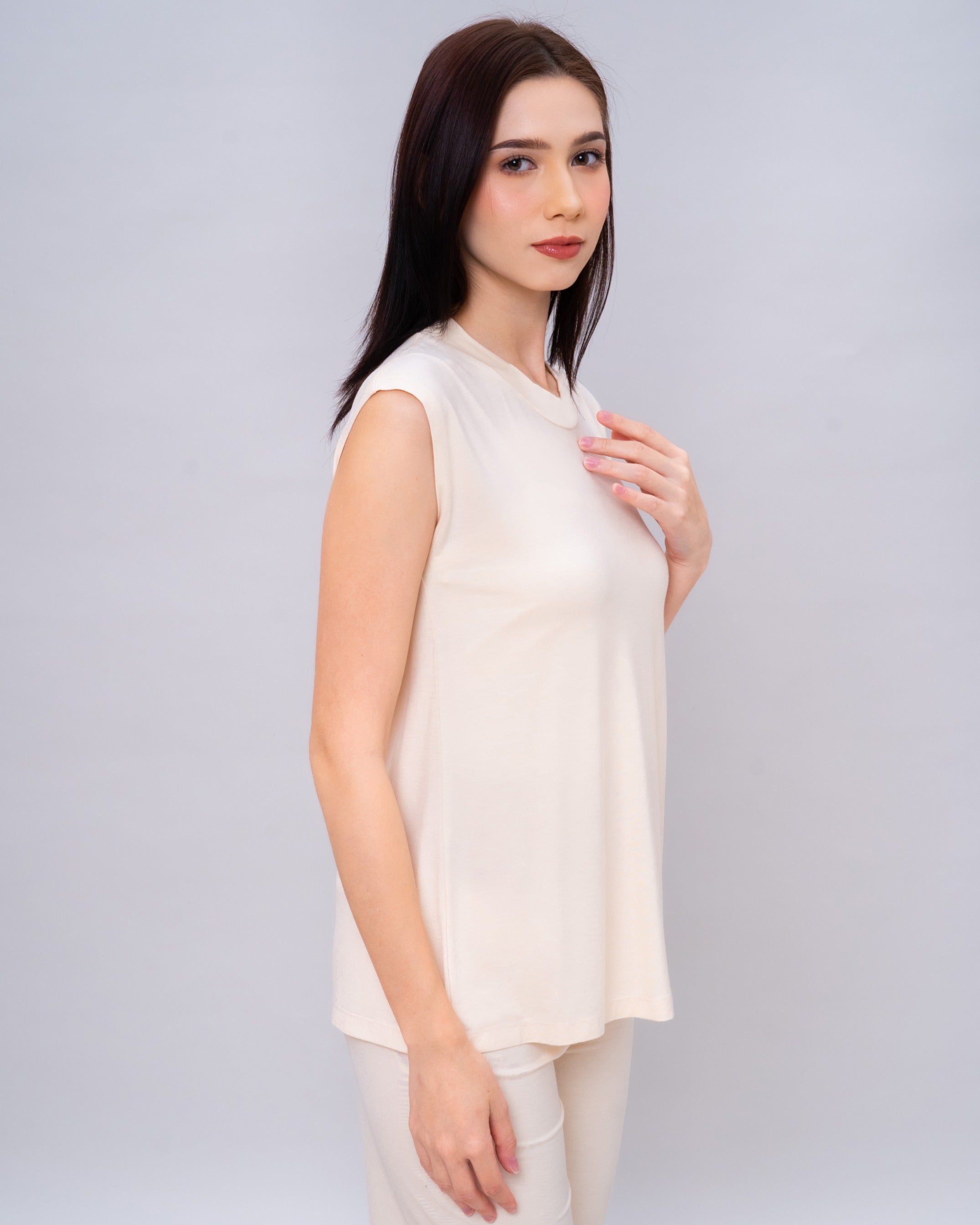 Sleeveless Inner - Manset Tencel Tanpa Lengan Premium