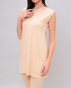 Sleeveless Long Inner - Manset Tencel Tanpa Lengan Premium