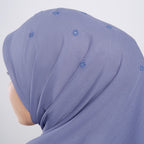 Melati Embroidery - Hijab Segiempat Bordir Bunga Swarovski