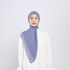 Melati Embroidery - Hijab Segiempat Bordir Bunga Swarovski
