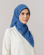 Plain Jacquard - Hijab Voal Segiempat Polos Premium