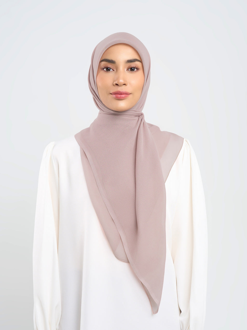 Paris Polos - Hijab Segiempat Paris Jepang Premium Seri Merah, Merah Muda & Peach