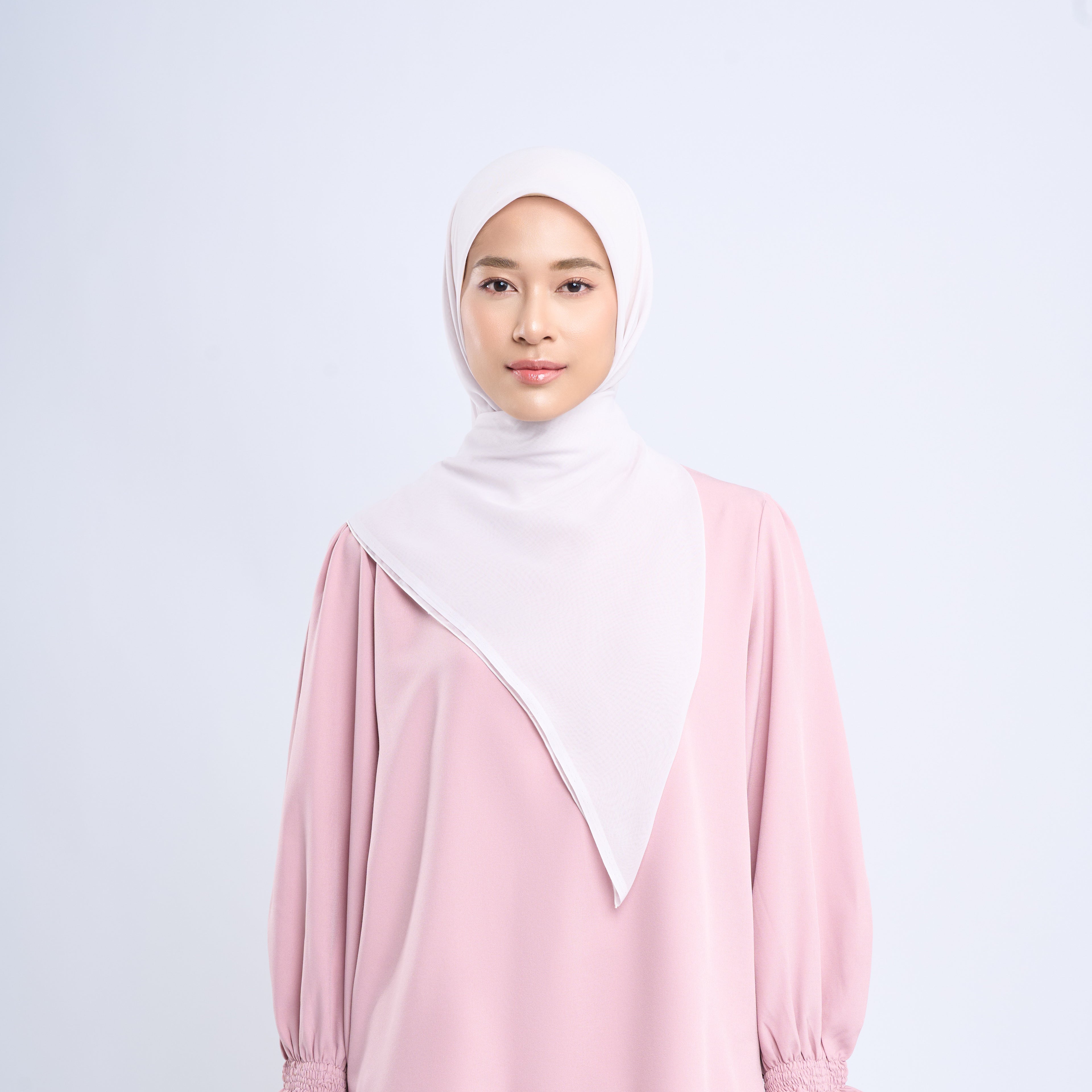 Plain Paris - Hijab Segiempat Paris Jepang Premium Grey and Purple Series