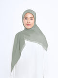 Plain Paris - Hijab Segiempat Paris Jepang Premium Blue & Green Series