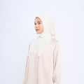 Plain Paris - Hijab Segiempat Paris Jepang Premium Brown and Cream Series