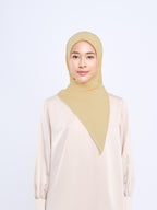 Plain Paris Yellow & Orange Series - Hijab Segiempat Paris Jepang Premium