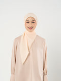 Paris Polos - Hijab Segiempat Paris Jepang Premium Seri Merah, Merah Muda & Peach