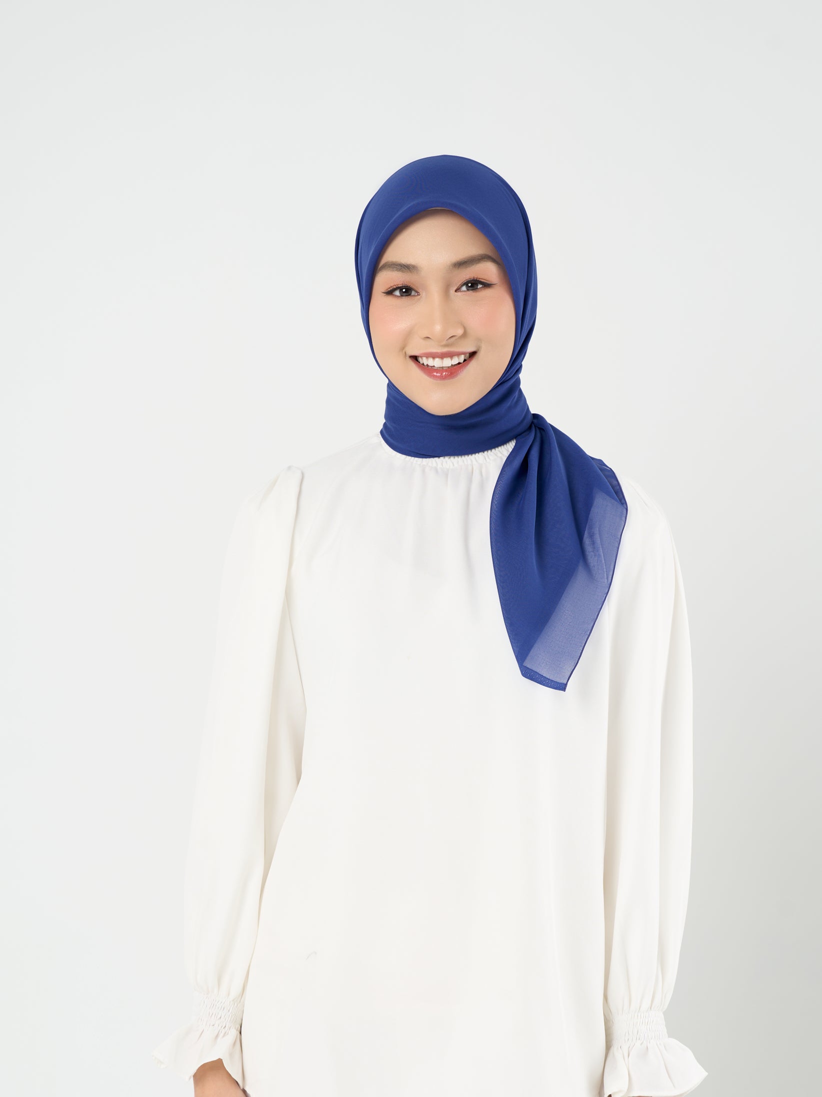 Plain Paris - Hijab Segiempat Paris Jepang Premium Seri Biru & Hijau