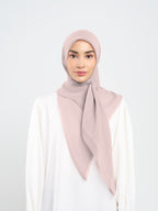 Plain Paris - Hijab Segiempat Paris Jepang Premium Brown and Cream Series