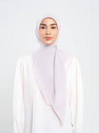 Plain Paris - Hijab Segiempat Paris Jepang Premium Grey and Purple Series