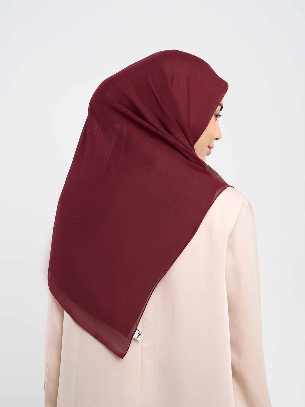 Paris Polos - Hijab Segiempat Paris Jepang Premium Seri Merah, Merah Muda & Peach