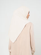 Plain Paris - Hijab Segiempat Paris Jepang Premium Seri Hitam dan Putih