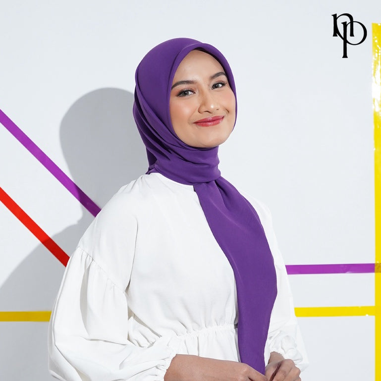 Plain Twill Series - Hijab Segiempat Paris Jepang Premium