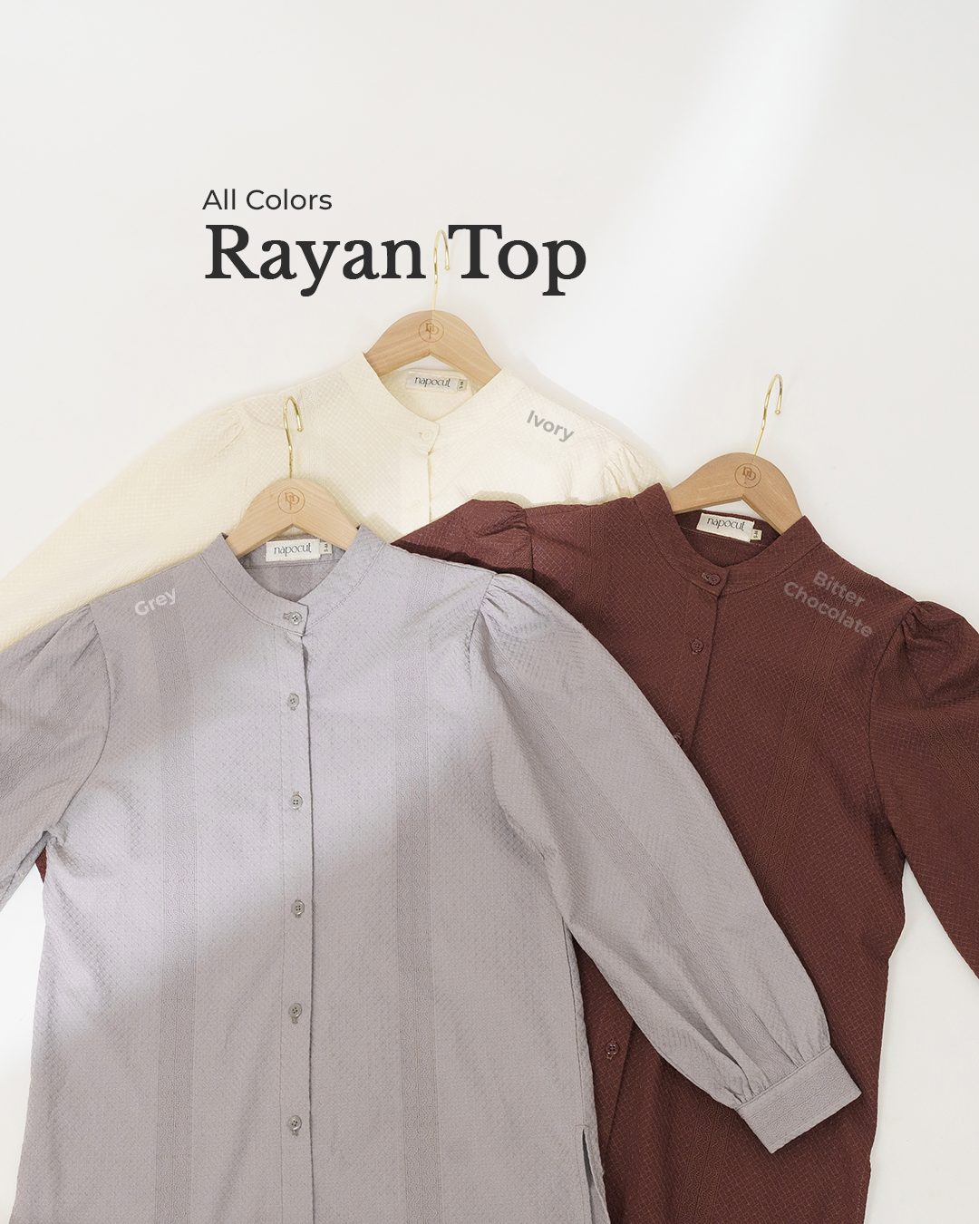 Atasan Rayan - Kemeja Bordir Wanita