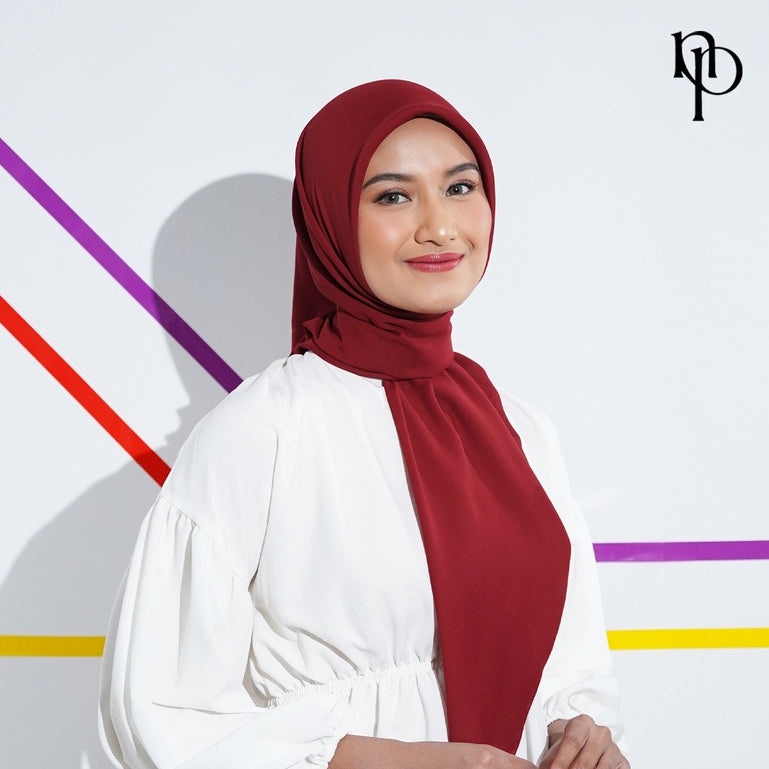 Plain Twill Series - Hijab Segiempat Paris Jepang Premium