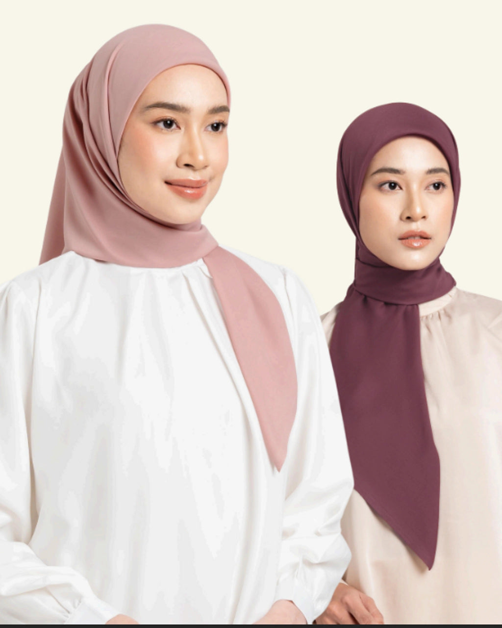 Plain Twill Warna Baru - Hijab Segiempat Paris Japan Premium