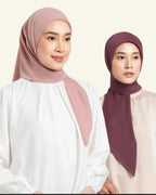 Plain Twill Warna Baru - Hijab Segiempat Paris Japan Premium