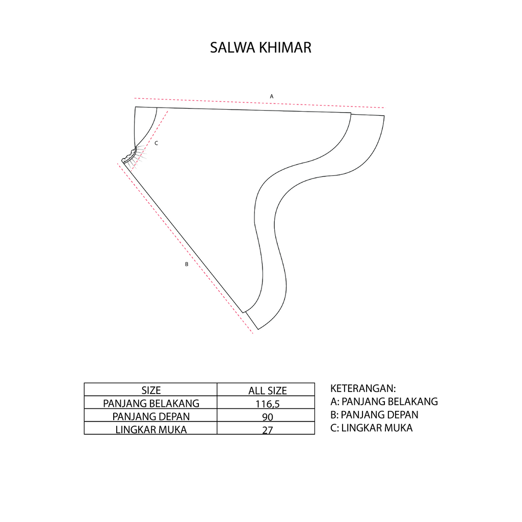 Salwa Khimar - Hijab Instant Panjang Premium