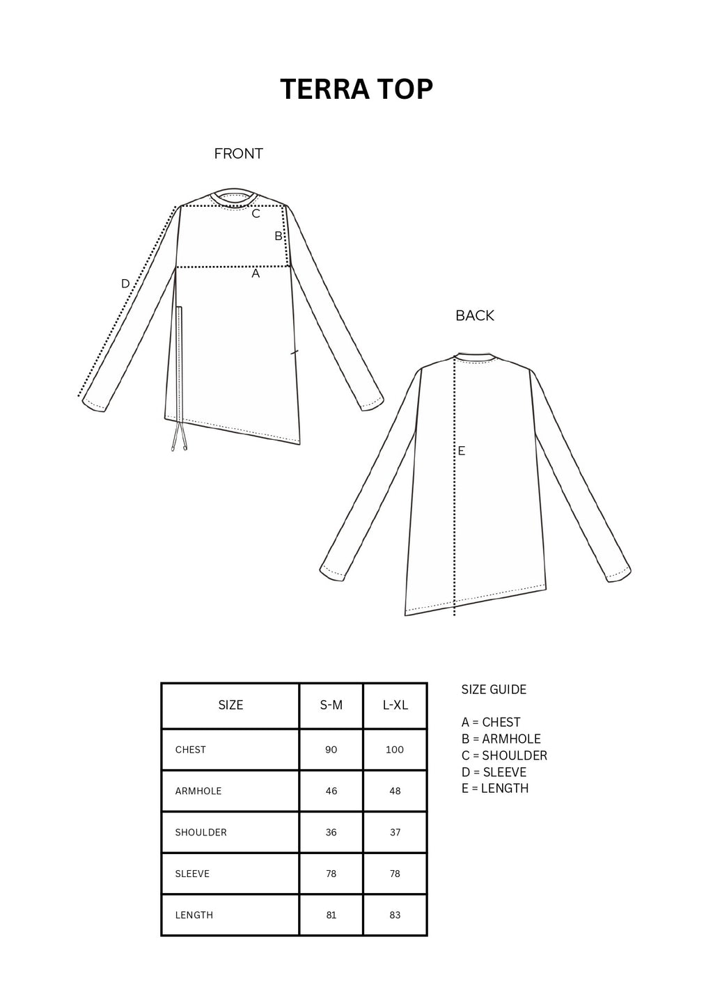 Terra Top - Atasan Pleats Rajut
