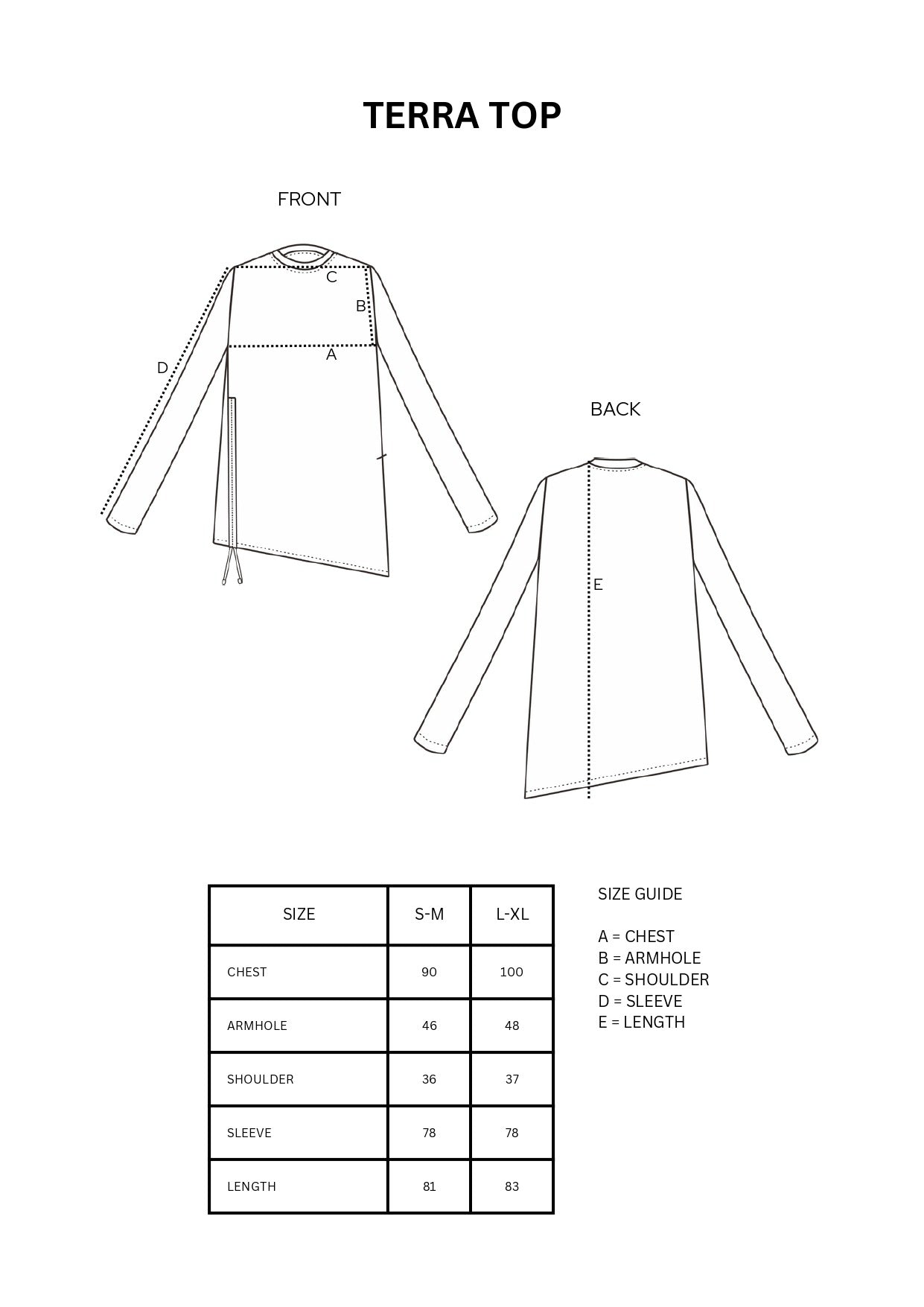 Terra Top - Atasan Pleats Rajut