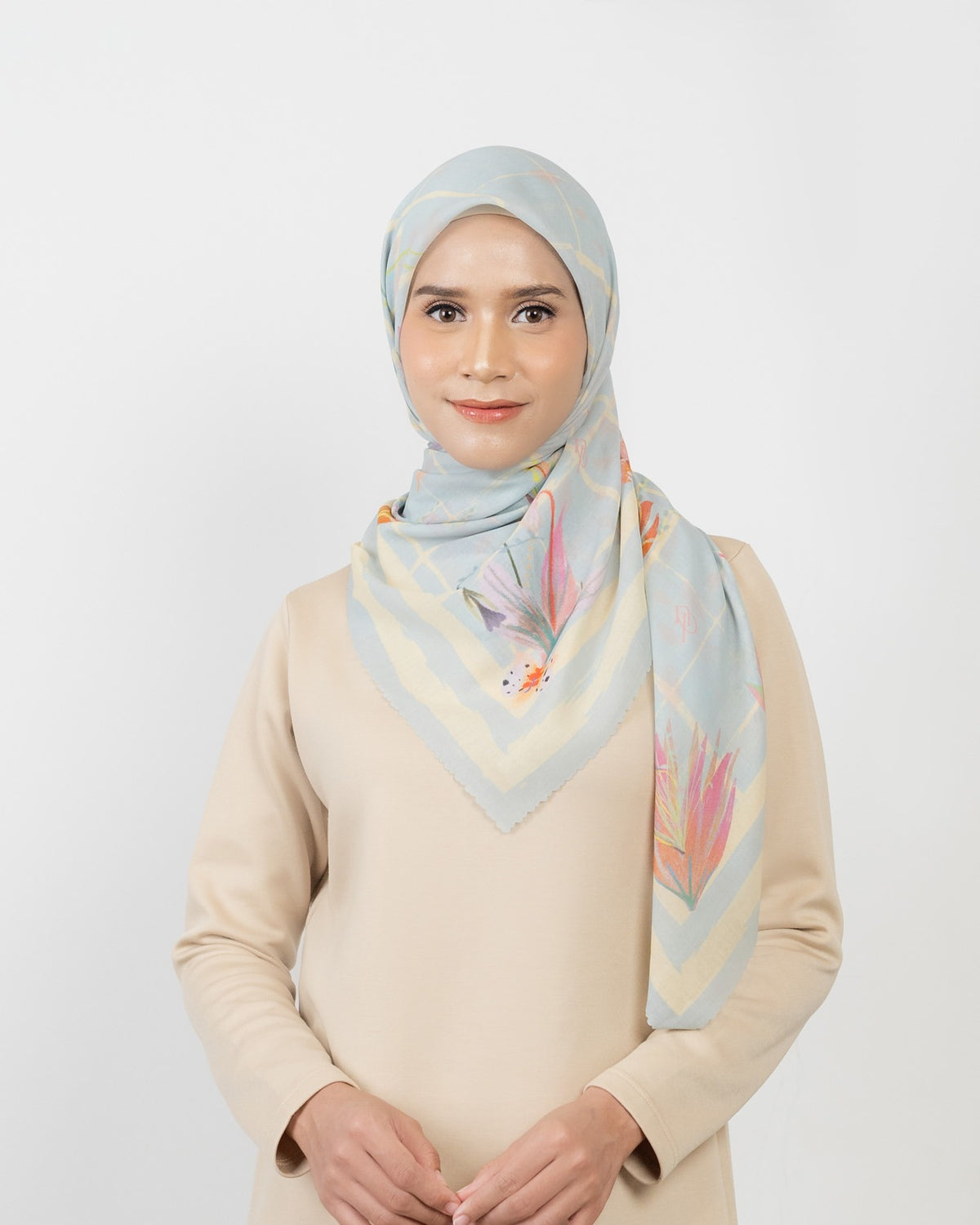 Furawa Scarf - Hijab Segiempat Printing Premium