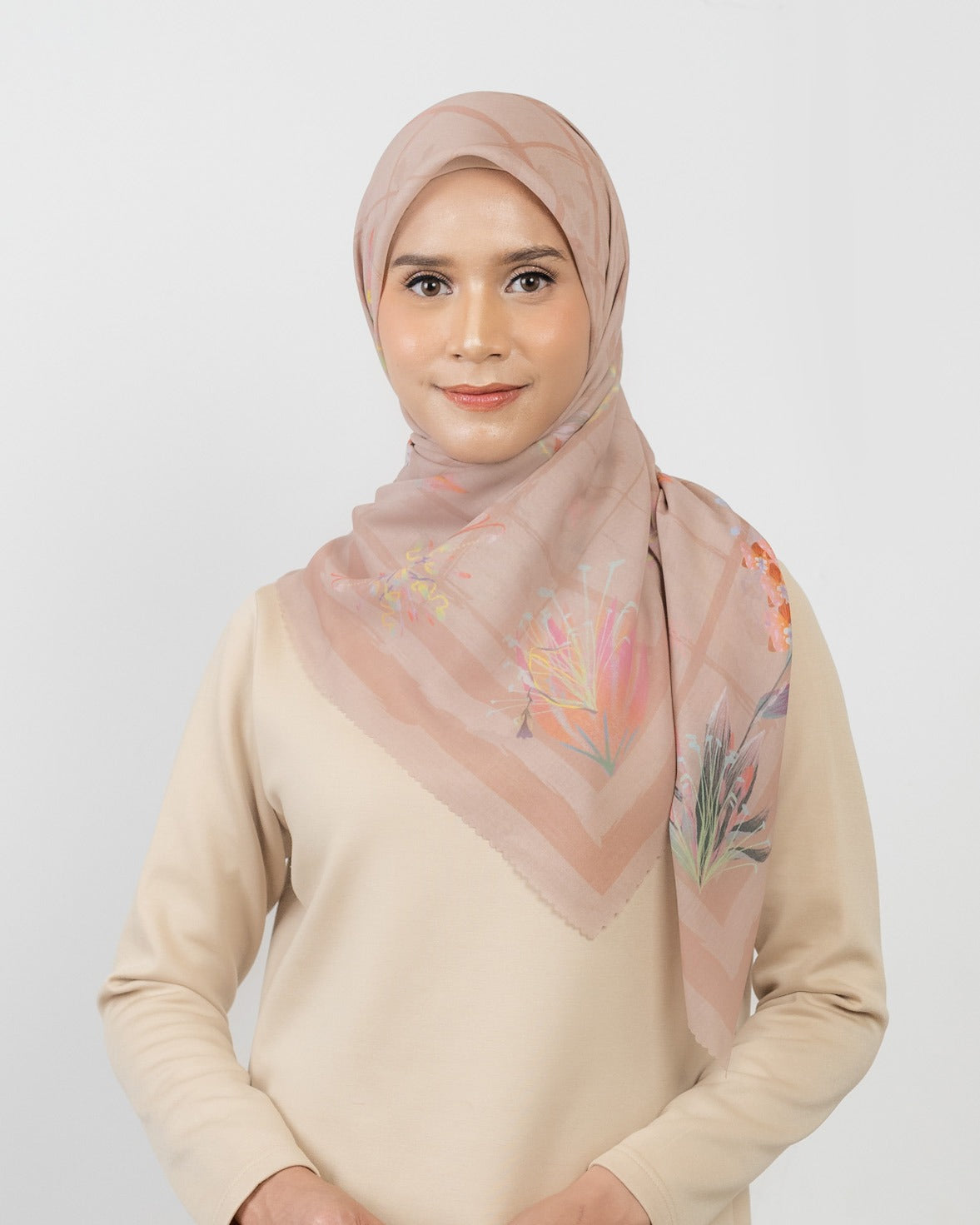 Furawa Scarf - Hijab Segiempat Printing Premium