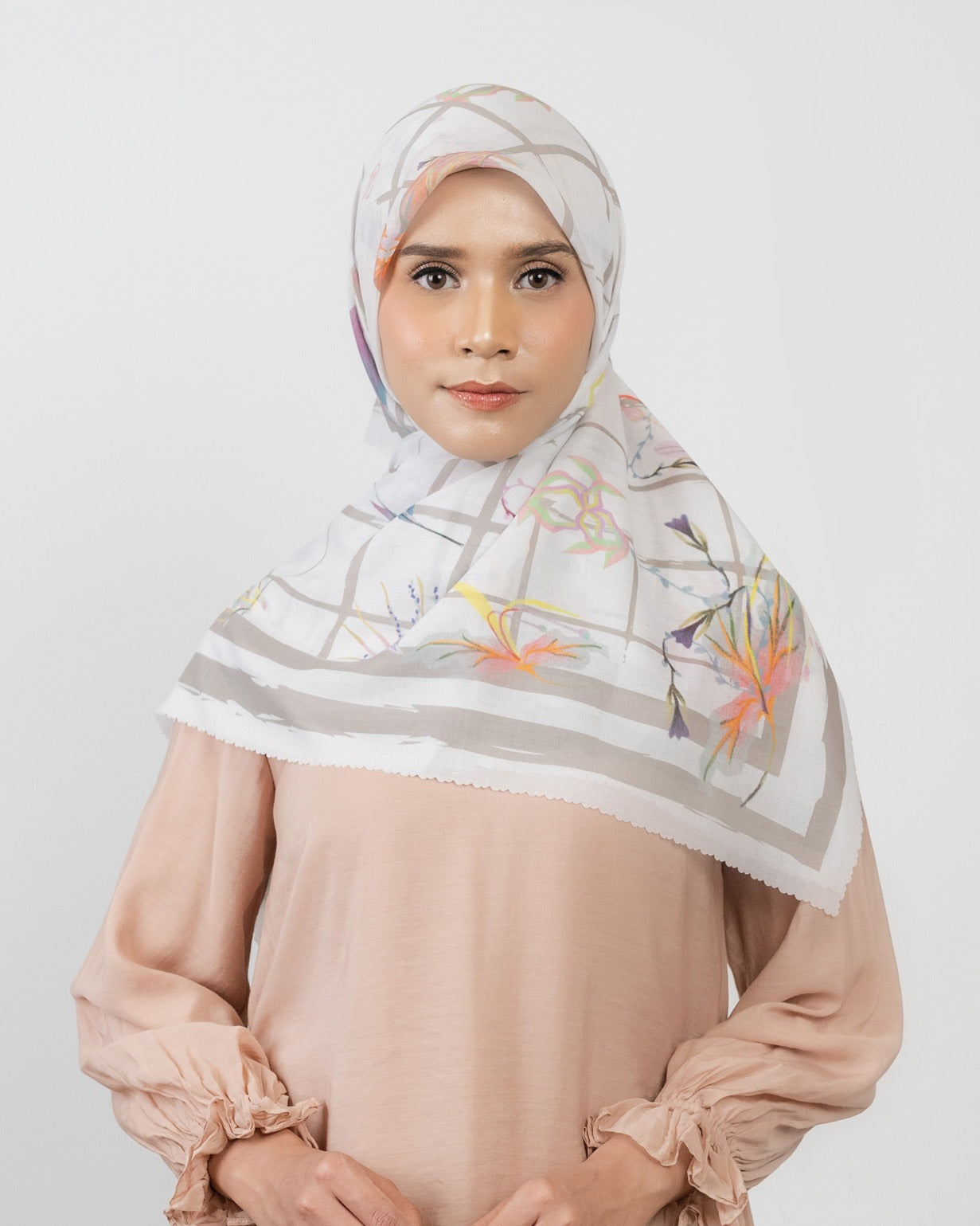 Furawa Scarf - Hijab Segiempat Printing Premium