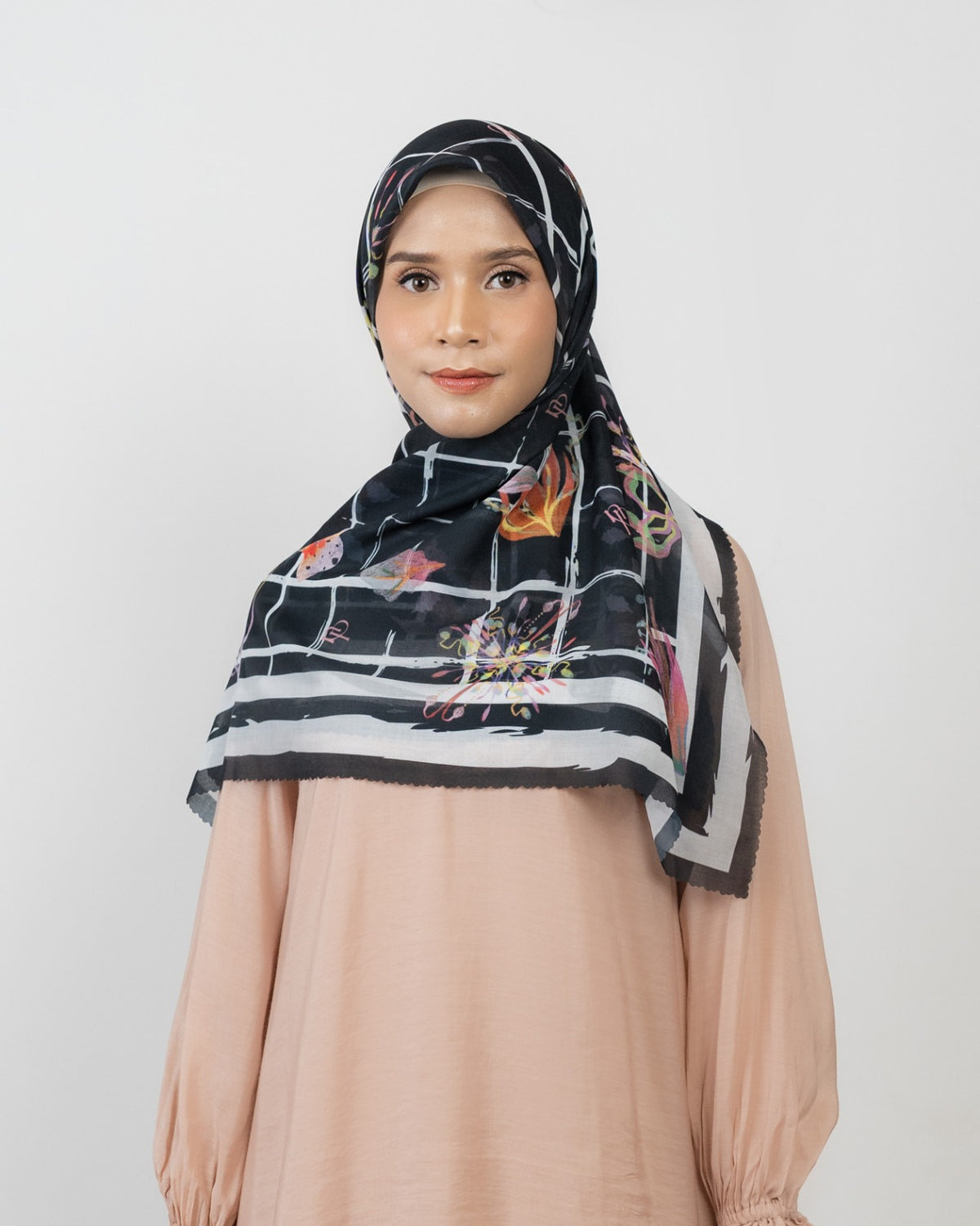 Furawa Scarf - Hijab Segiempat Printing Premium