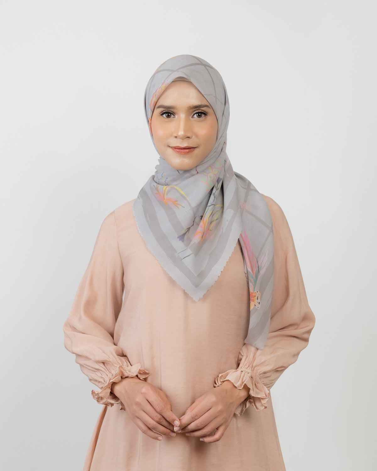 Furawa Scarf - Hijab Segiempat Printing Premium