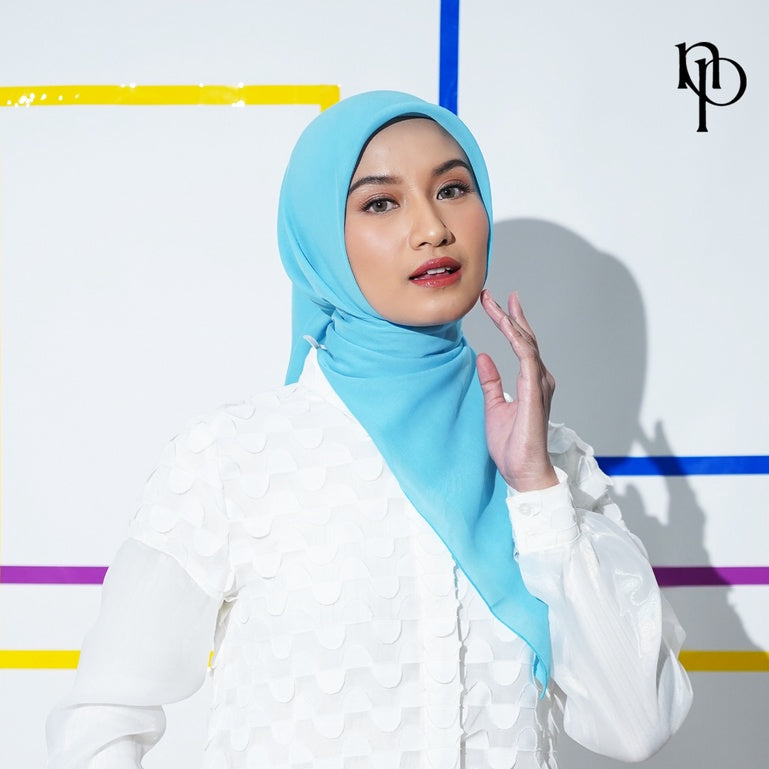 Plain Twill Series - Hijab Segiempat Paris Jepang Premium