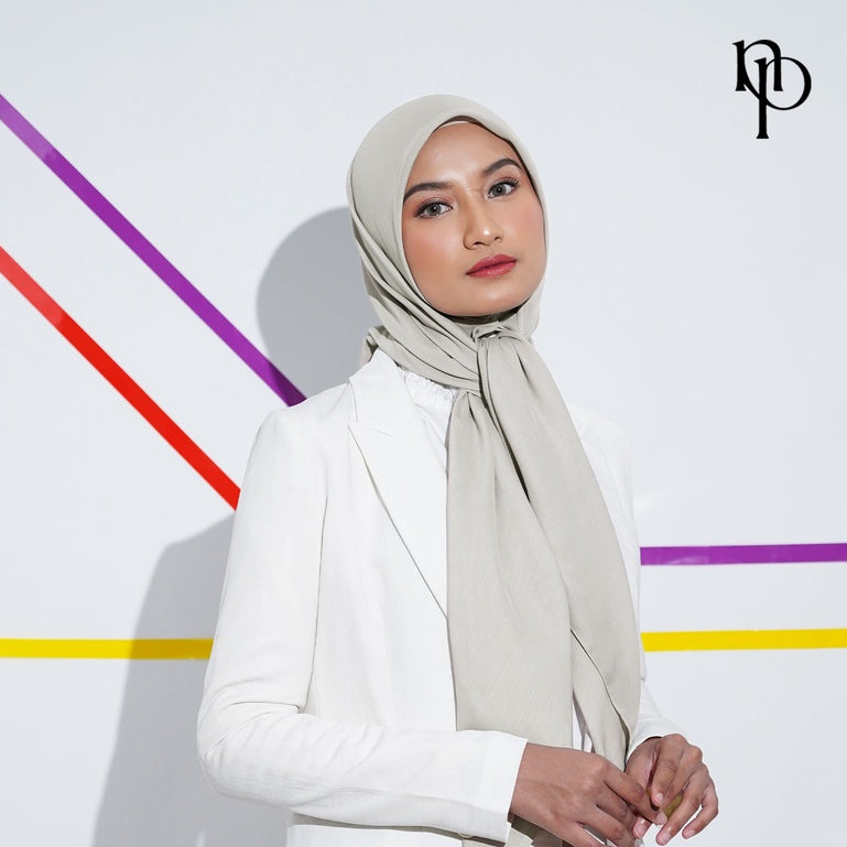Plain Twill Series - Hijab Segiempat Paris Jepang Premium