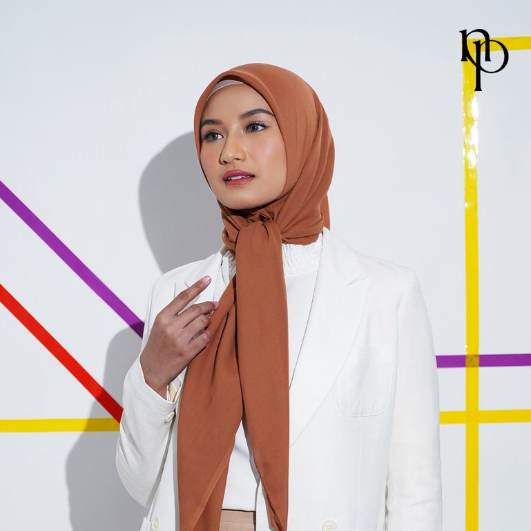 Plain Twill Series - Hijab Segiempat Paris Jepang Premium