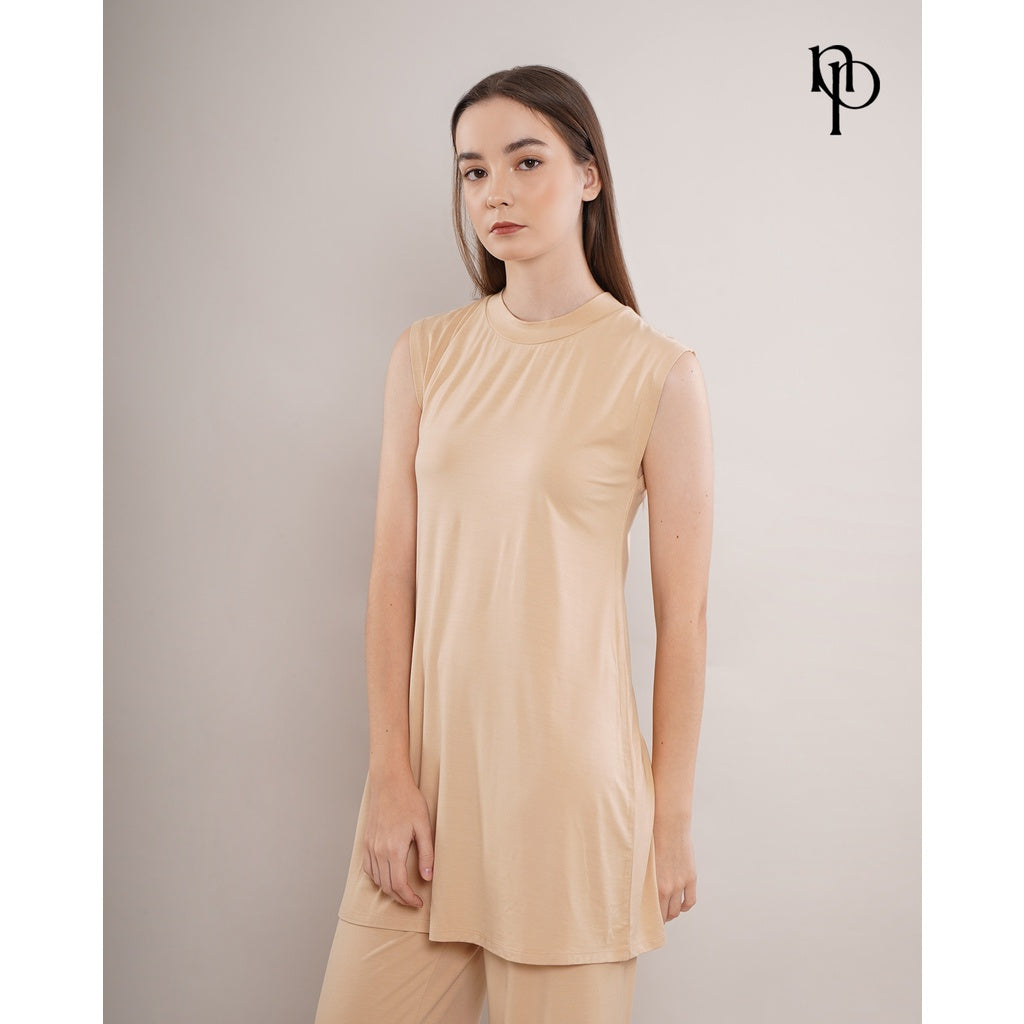 Tencel Tanpa Lengan Panjang