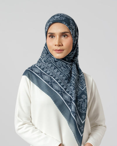 Bungo Rancak Scarf - Hijab Segiempat Printing Premium