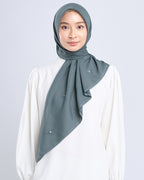 Zyra Bordir - Jilbab Segiempat Bordir Bunga