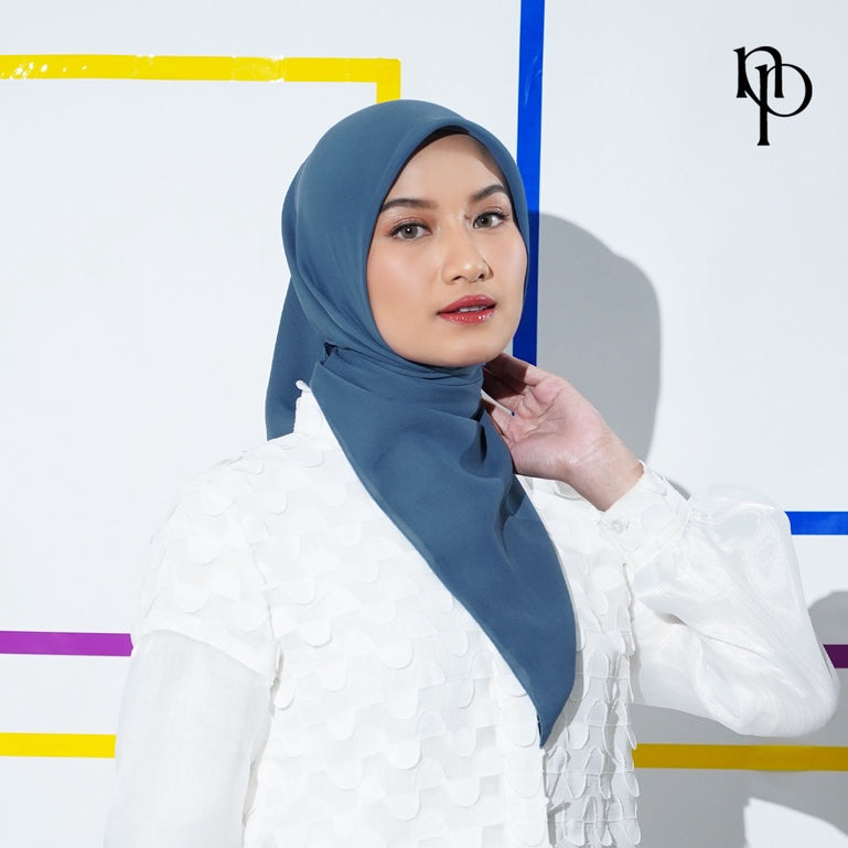 Plain Twill Series - Hijab Segiempat Paris Jepang Premium