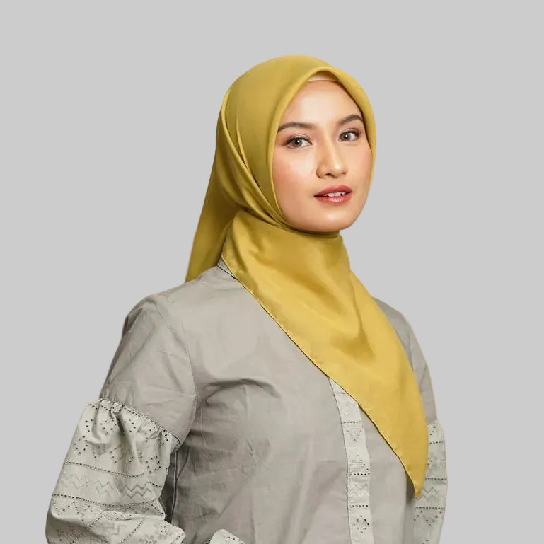 Primrose Voal - Jilbab Voal Segiempat Earth Tone
