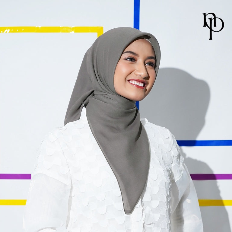 Plain Twill Series - Hijab Segiempat Paris Jepang Premium