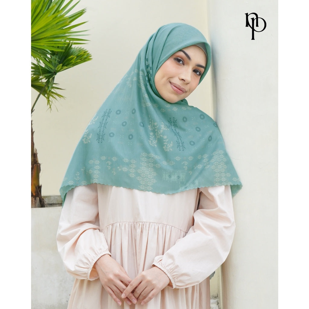 Le Jardin Syar’i Scarf - Hijab Segiempat Printing Premium
