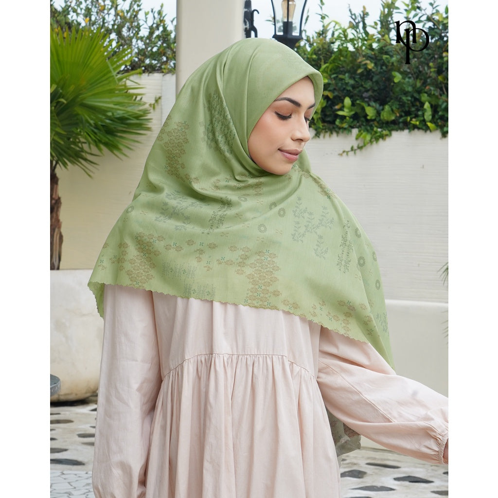Le Jardin Syar’i Scarf - Hijab Segiempat Printing Premium