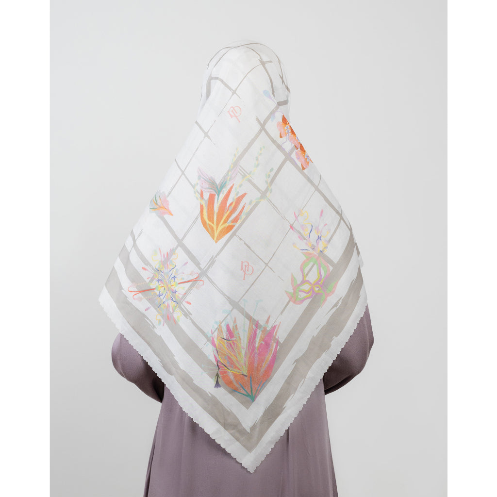 Furawa Syar'i Scarf - Hijab Segiempat Printing Premium