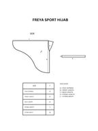 EasyOn Freya Sport Hijab - Hijab Olahraga Instan Anti UV