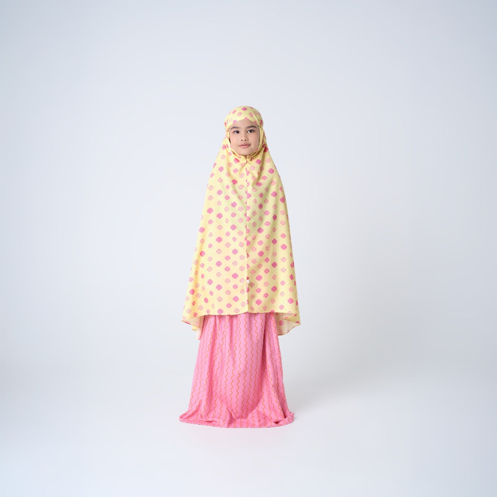 Pumpkina Prayer Set Kids - 1 Set Mukena dan Sajadah Anak