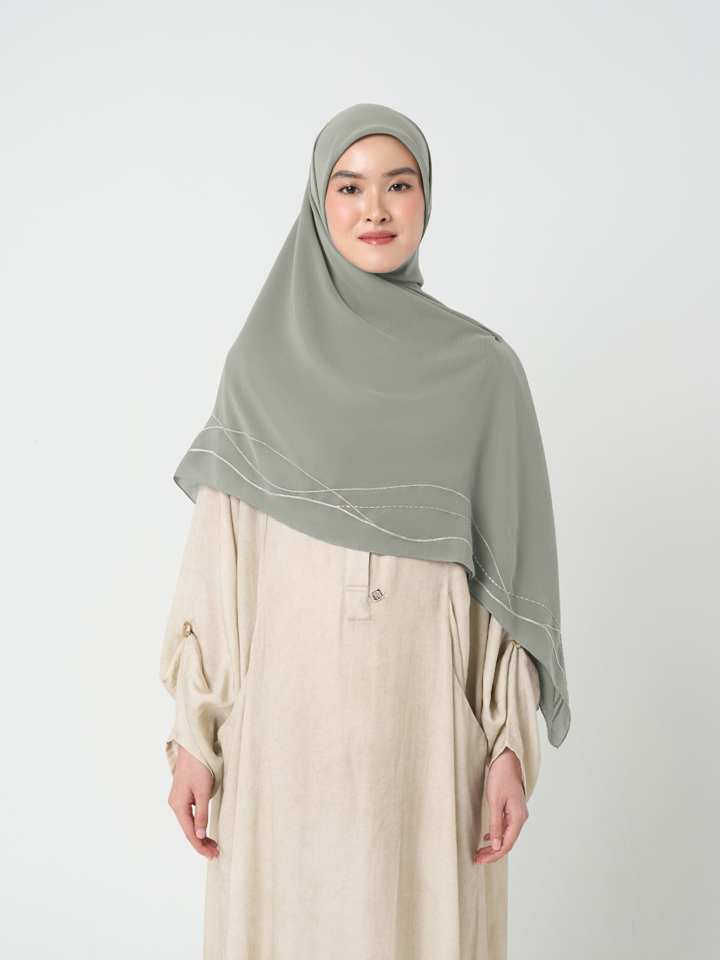 Zahra Embroidery Scarf