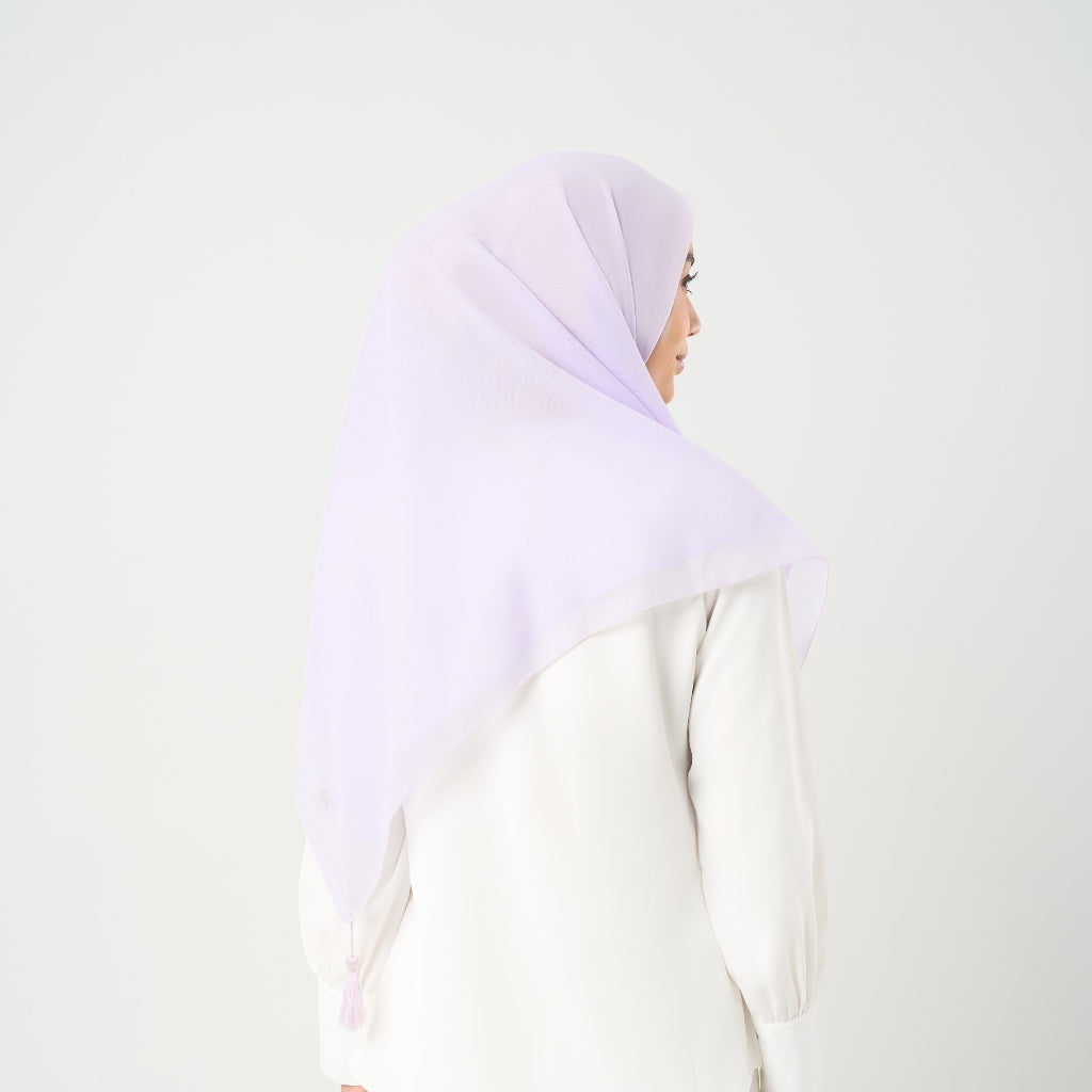 Plain Tassel New Colors - Hijab Segiempat Paris Jepang Premium Ronce 115 x 115 cm